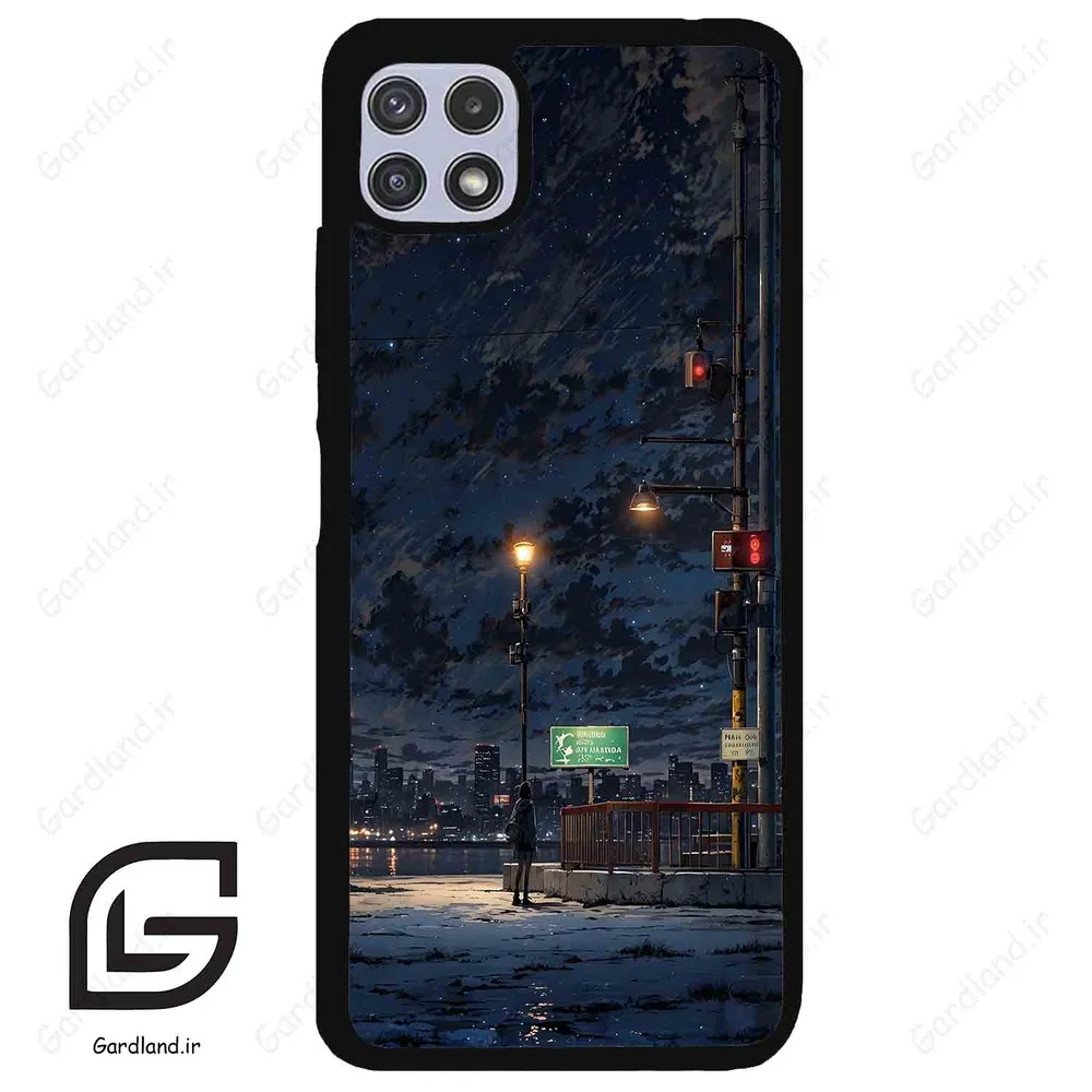 قاب گوشی سامسونگ ای 22 (Galaxy A22 5G ) طرح شب کد 2354