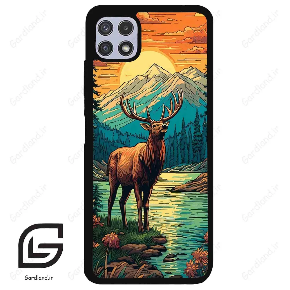 قاب گوشی سامسونگ ای 22 (Galaxy A22 5G ) طرح گوزن کد 2471