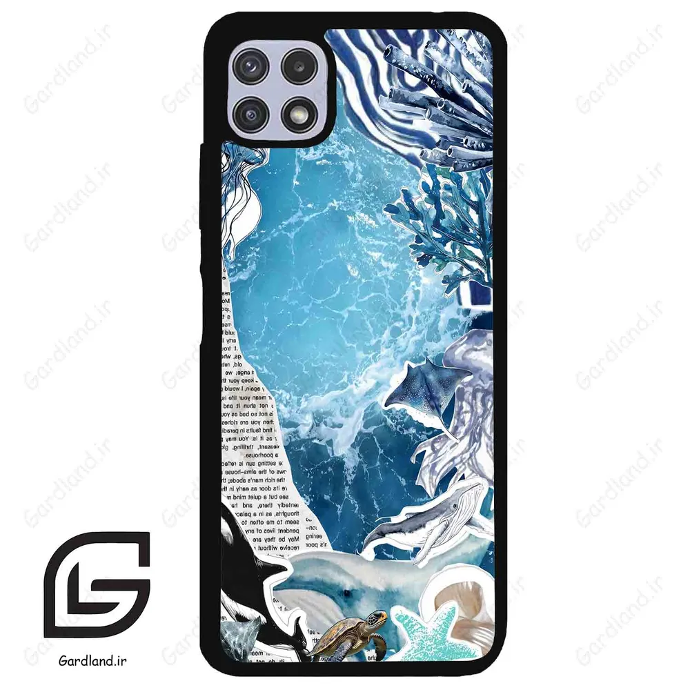 قاب گوشی سامسونگ ای 22 (Galaxy A22 5G ) طرح دریا کد 2516