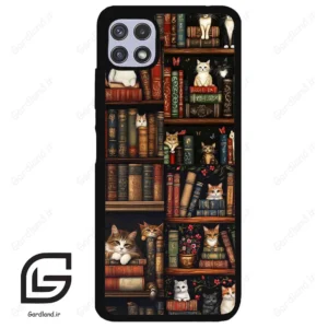 قاب گوشی سامسونگ ای 22 (Galaxy A22 5G ) طرح کتابخانه کد 2675