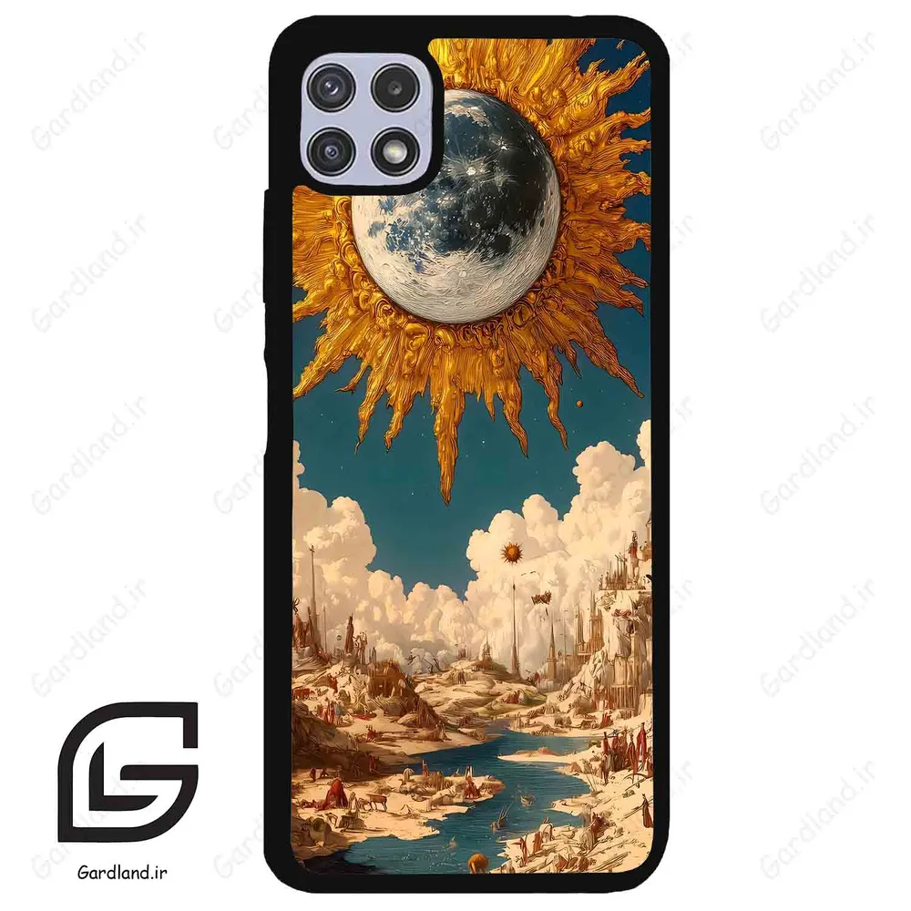 قاب گوشی سامسونگ ای 22 (Galaxy A22 5G ) طرح خورشید کد 2694