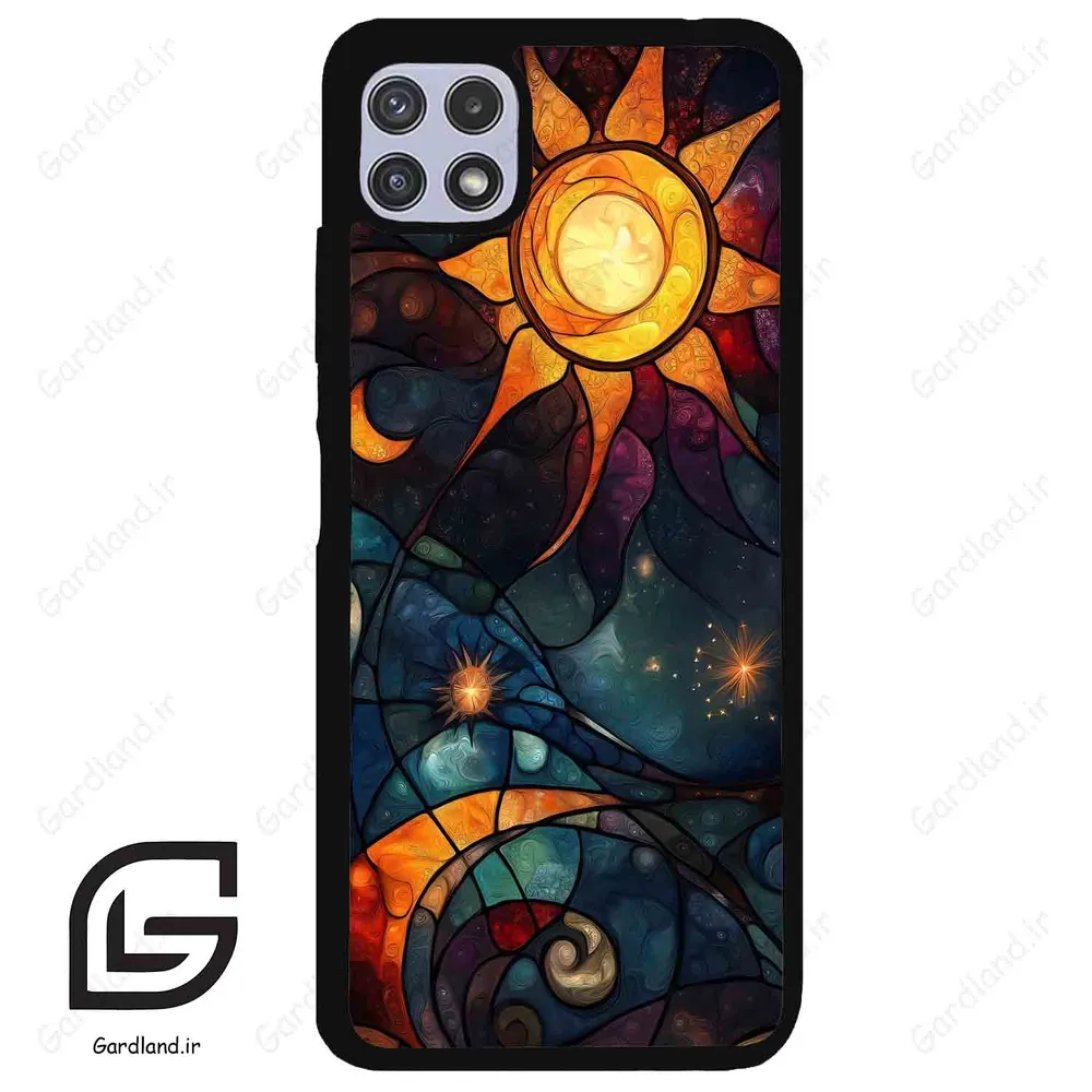 قاب گوشی سامسونگ ای 22 (Galaxy A22 5G ) طرح خورشید کد 2707