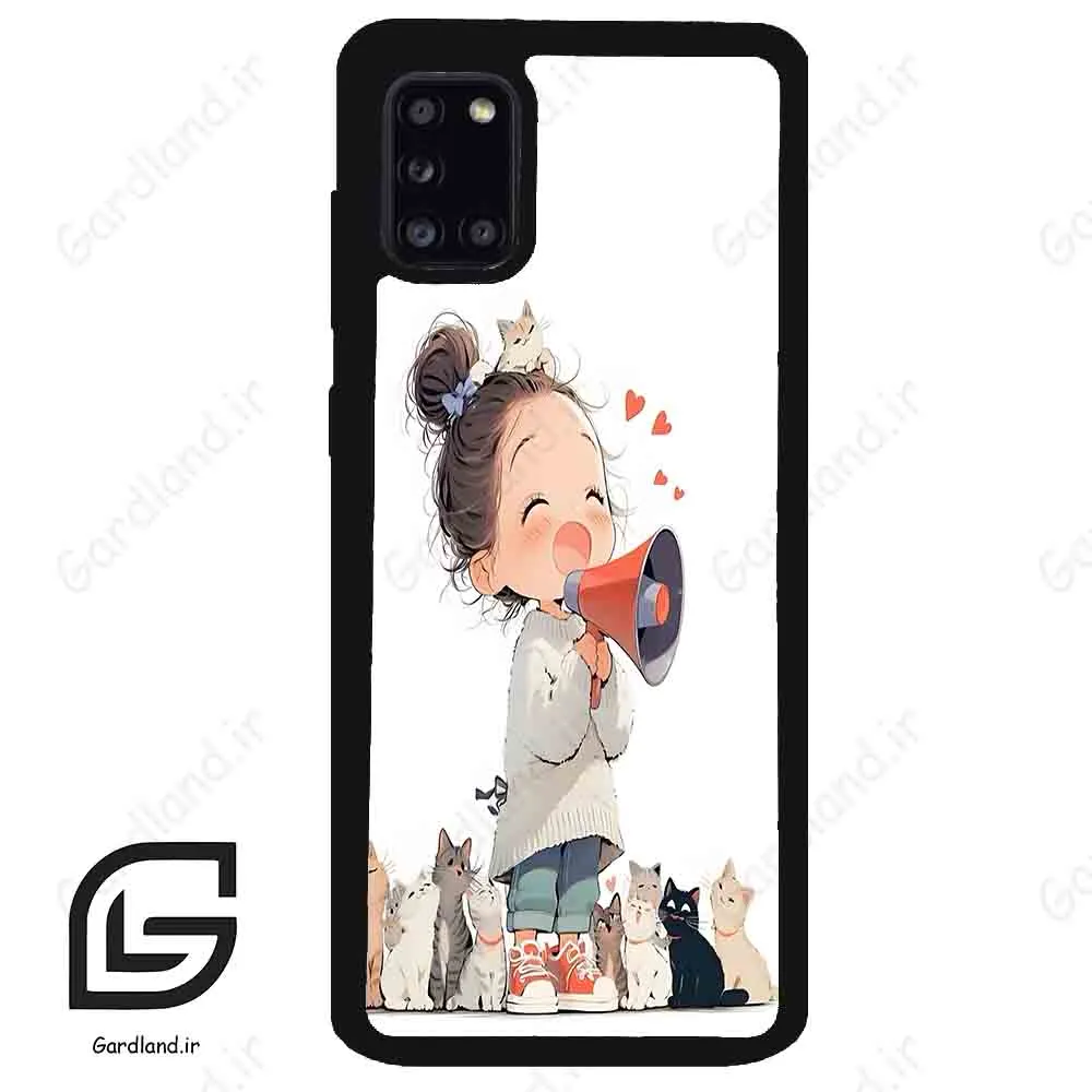 قاب گوشی سامسونگ ای 31 (Galaxy A31 ) طرح دخترانه کد 2027