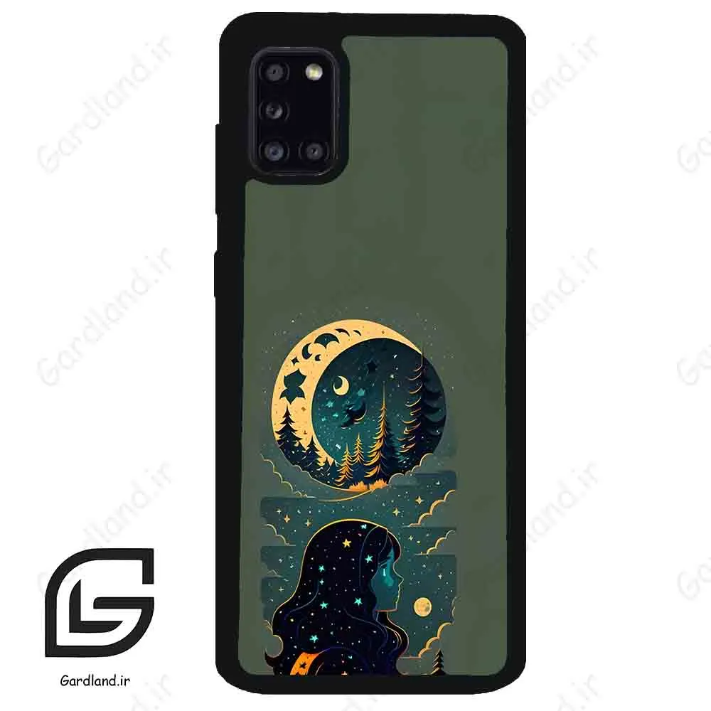 قاب گوشی سامسونگ ای 31 (Galaxy A31 ) طرح ماه کد 2267