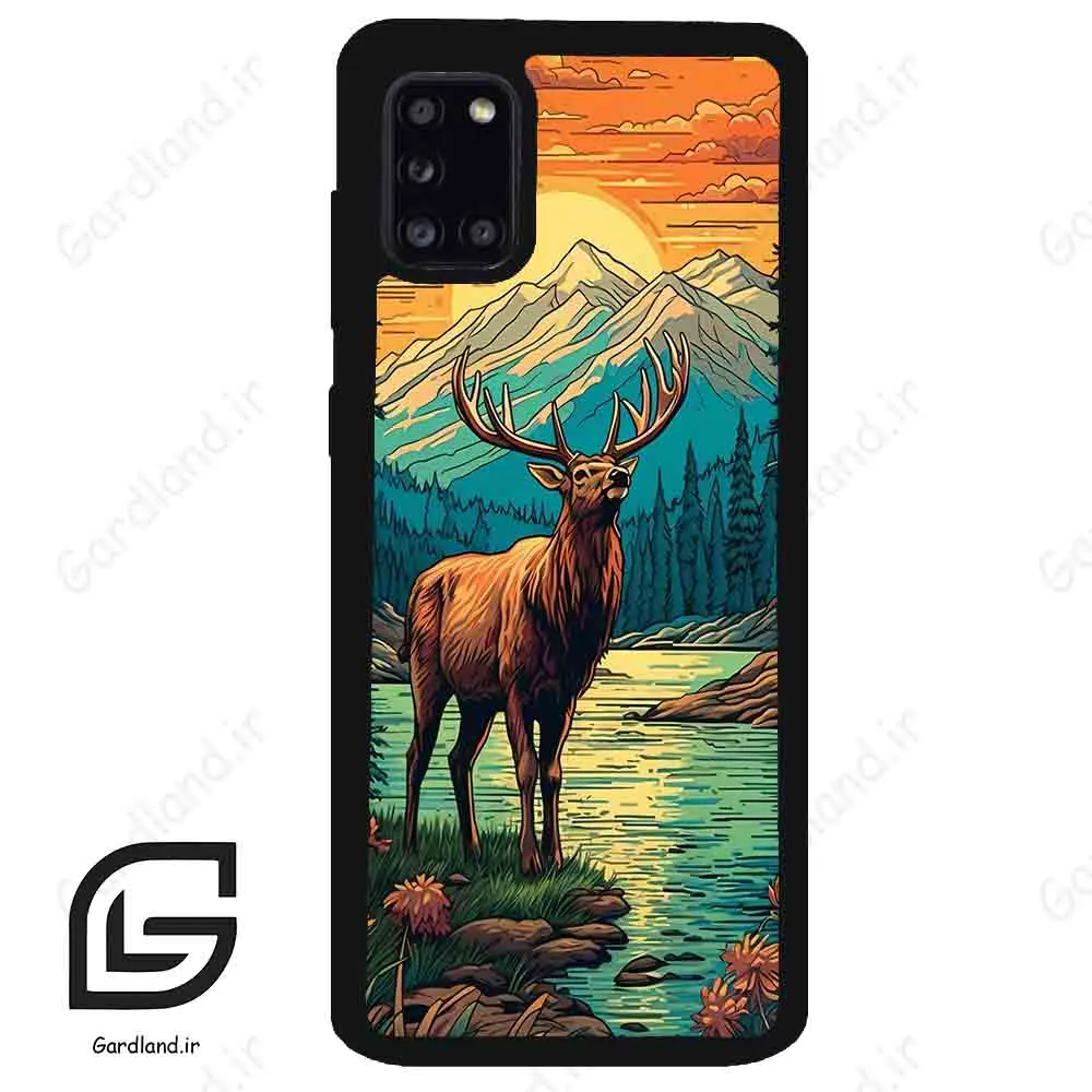 قاب گوشی سامسونگ ای 31 (Galaxy A31 ) طرح گوزن کد 2471