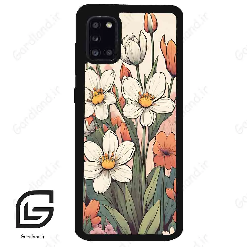 قاب گوشی سامسونگ ای 31 (Galaxy A31 ) طرح گل کد 2475