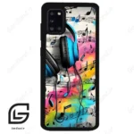 قاب گوشی سامسونگ ای 31 (Galaxy A31 ) طرح موسیقی کد 2482