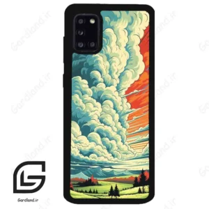 قاب گوشی سامسونگ ای 31 (Galaxy A31 ) طرح ابرنگی کد 2491