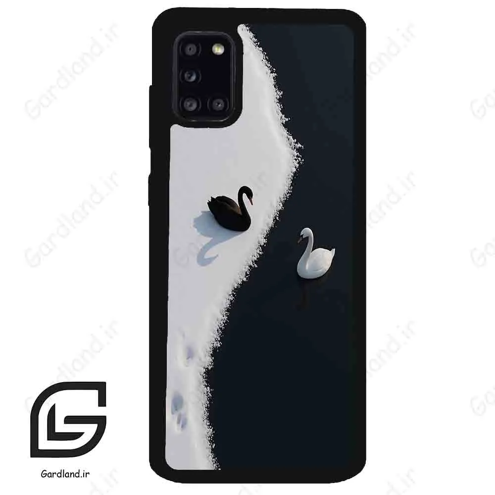 قاب گوشی سامسونگ ای 31 (Galaxy A31 ) طرح قو کد 2804