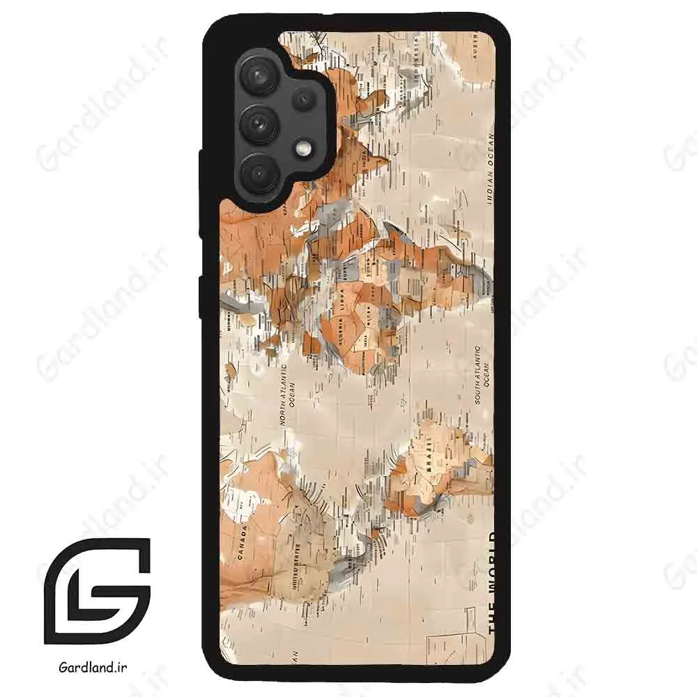 قاب گوشی سامسونگ ای 32 فورجی (Galaxy A32 4G ) طرح نقشه کد 2187