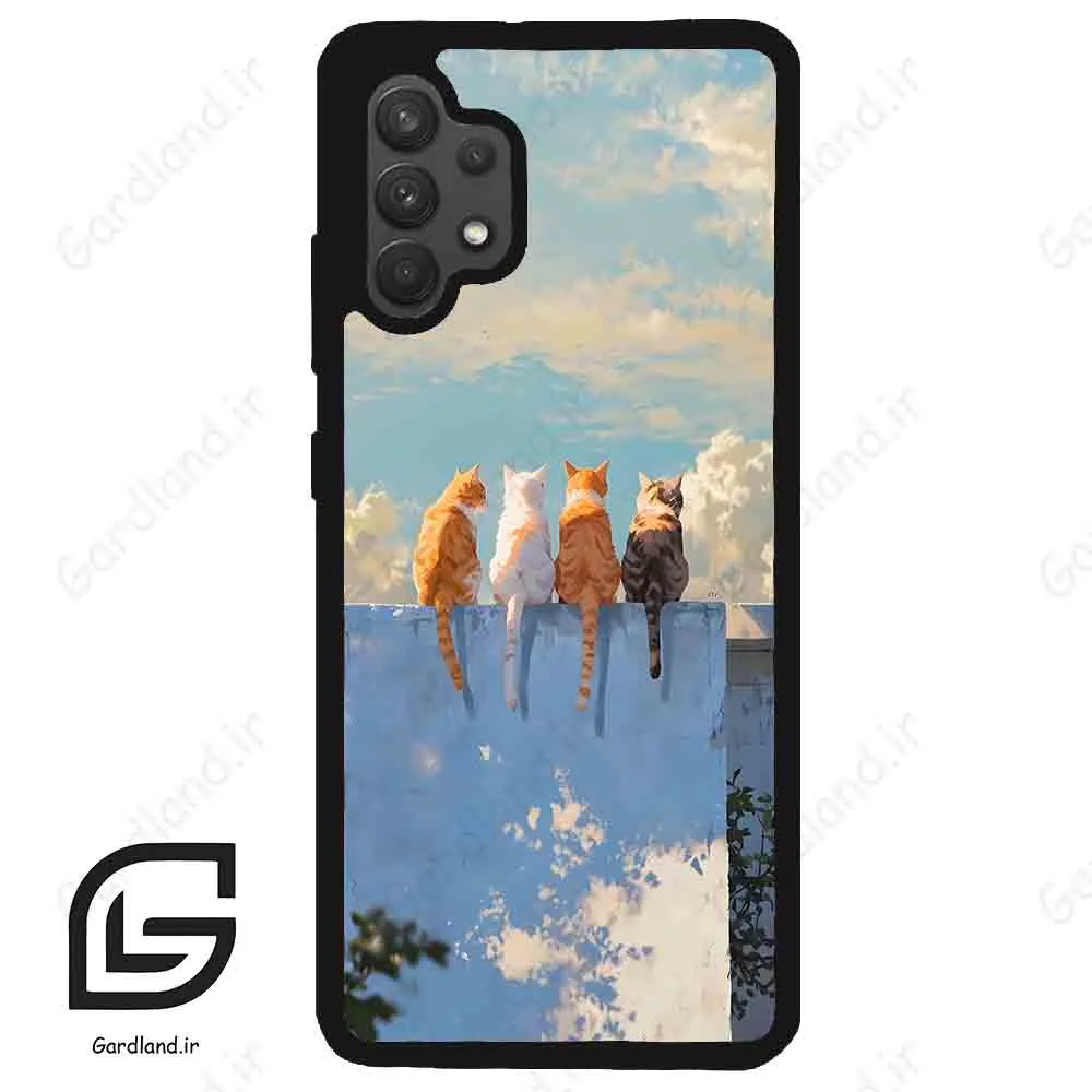 قاب گوشی سامسونگ ای 32 فورجی (Galaxy A32 4G ) طرح گربه کد 2367