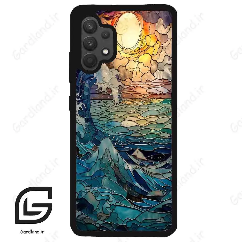 قاب گوشی سامسونگ ای 32 فورجی (Galaxy A32 4G ) طرح موج کد 2413
