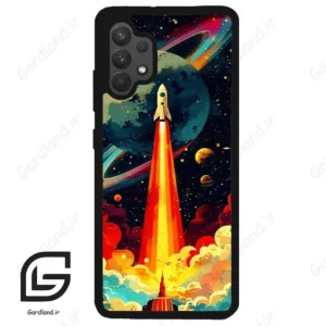 قاب گوشی سامسونگ ای 32 فورجی (Galaxy A32 4G ) طرح موشک کد 2463