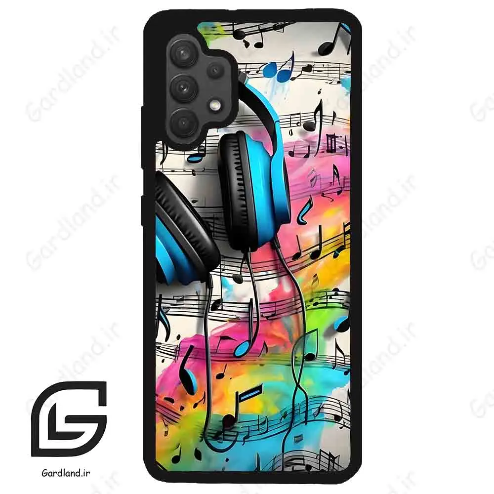قاب گوشی سامسونگ ای 32 فورجی (Galaxy A32 4G ) طرح موسیقی کد 2482