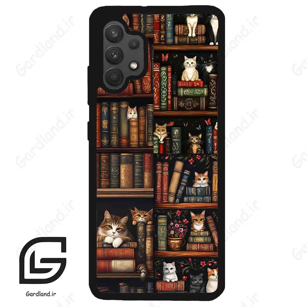 قاب گوشی سامسونگ ای 32 فورجی (Galaxy A32 4G ) طرح کتابخانه کد 2532