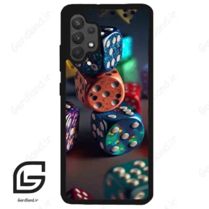 قاب گوشی سامسونگ ای 32 فورجی (Galaxy A32 4G ) طرح تاس کد 2556