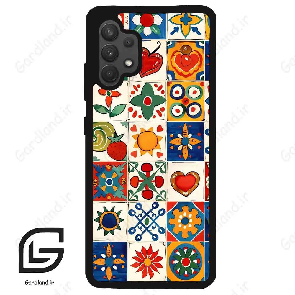 قاب گوشی سامسونگ ای 32 فورجی (Galaxy A32 4G ) طرح کاشی کد 2594