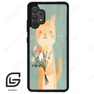 قاب گوشی سامسونگ ای 32 فورجی (Galaxy A32 4G ) طرح گربه کد 2619