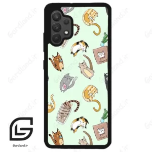 قاب گوشی سامسونگ ای 32 فورجی (Galaxy A32 4G ) طرح گربه کد 2622