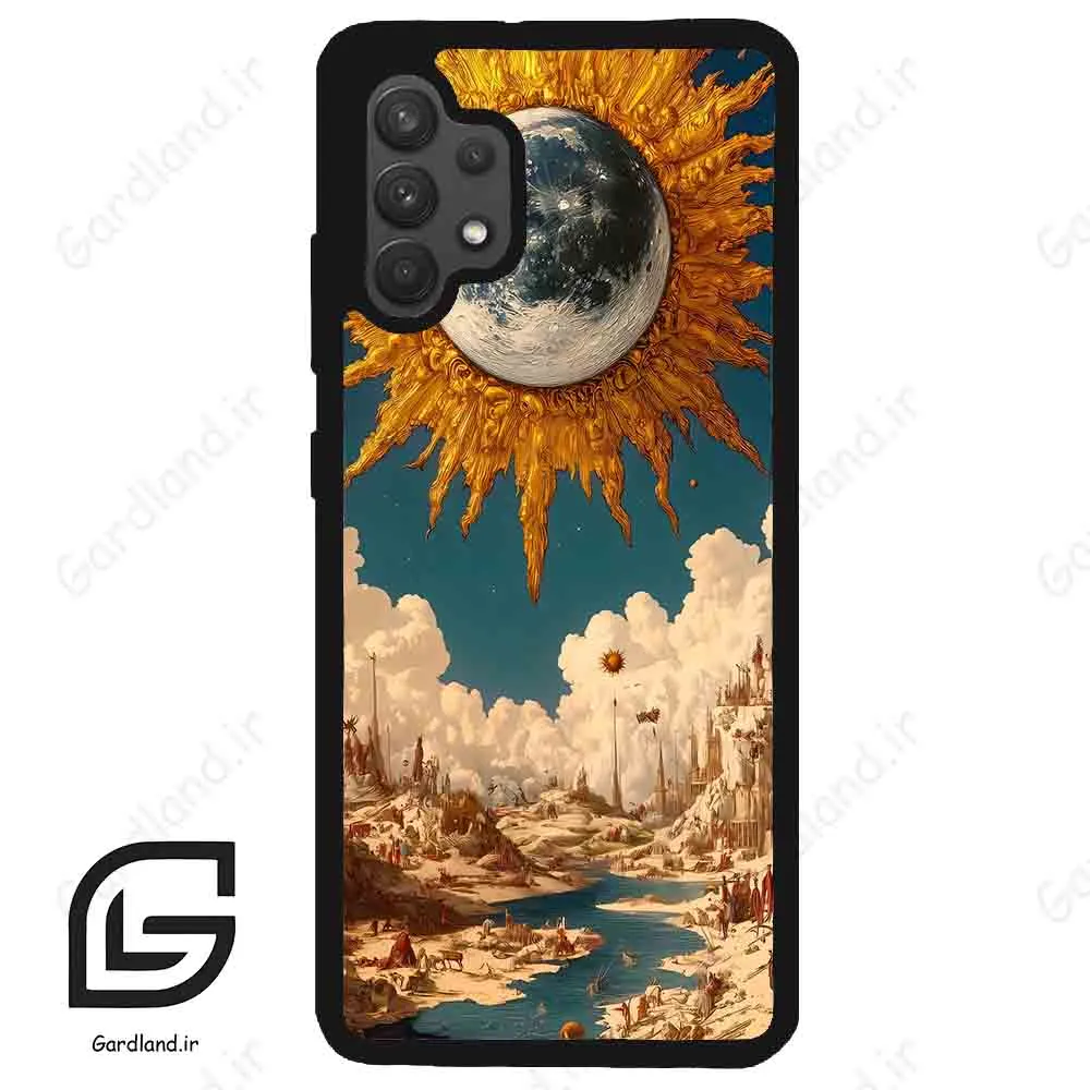 قاب گوشی سامسونگ ای 32 فورجی (Galaxy A32 4G ) طرح خورشید کد 2694