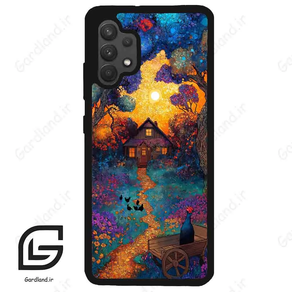 قاب گوشی سامسونگ ای 32 فورجی (Galaxy A32 4G ) طرح کلبه کد 2701