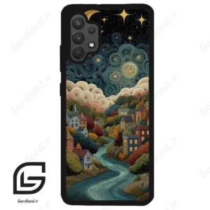 قاب گوشی سامسونگ ای 32 فورجی (Galaxy A32 4G ) طرح دهکده کد 2736
