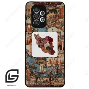 قاب گوشی سامسونگ ای 33 (Galaxy A33 ) طرح نقشه ایران کد 2287