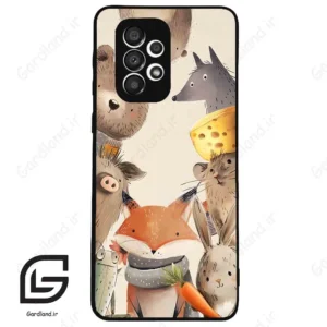 قاب گوشی سامسونگ ای 33 (Galaxy A33 ) طرح حیوانات کد 2338