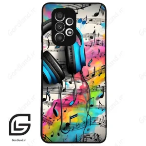 قاب گوشی سامسونگ ای 33 (Galaxy A33 ) طرح موسیقی کد 2482