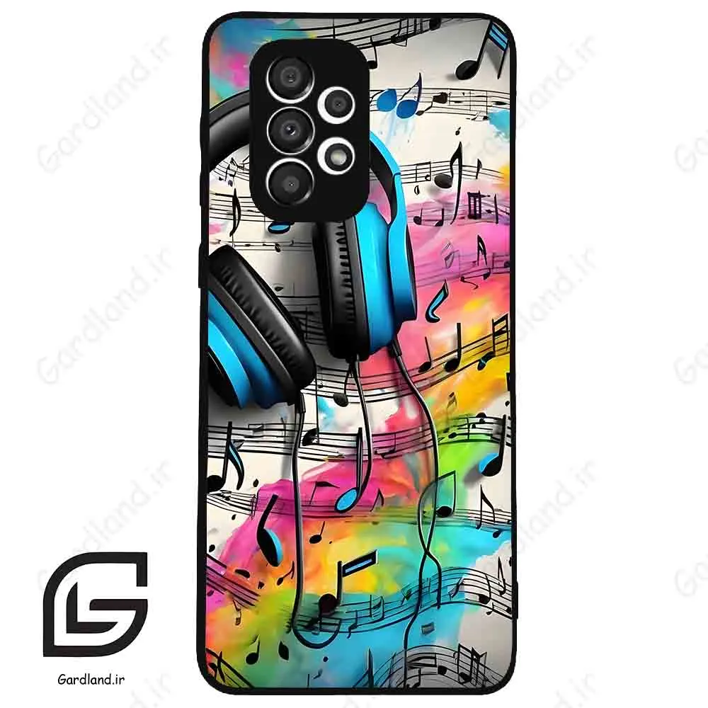 قاب گوشی سامسونگ ای 33 (Galaxy A33 ) طرح موسیقی کد 2482