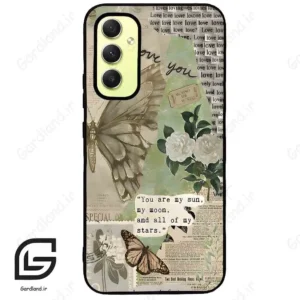 قاب گوشی سامسونگ ای 34 (Galaxy A34 ) طرح پروانه کد 2244