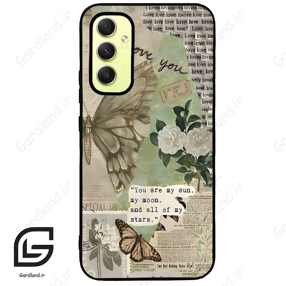 قاب گوشی سامسونگ ای 34 (Galaxy A34 ) طرح پروانه کد 2244