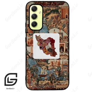 قاب گوشی سامسونگ ای 34 (Galaxy A34 ) طرح نقشه ایران کد 2287