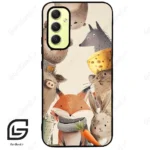 قاب گوشی سامسونگ ای 34 (Galaxy A34 ) طرح حیوانات کد 2338