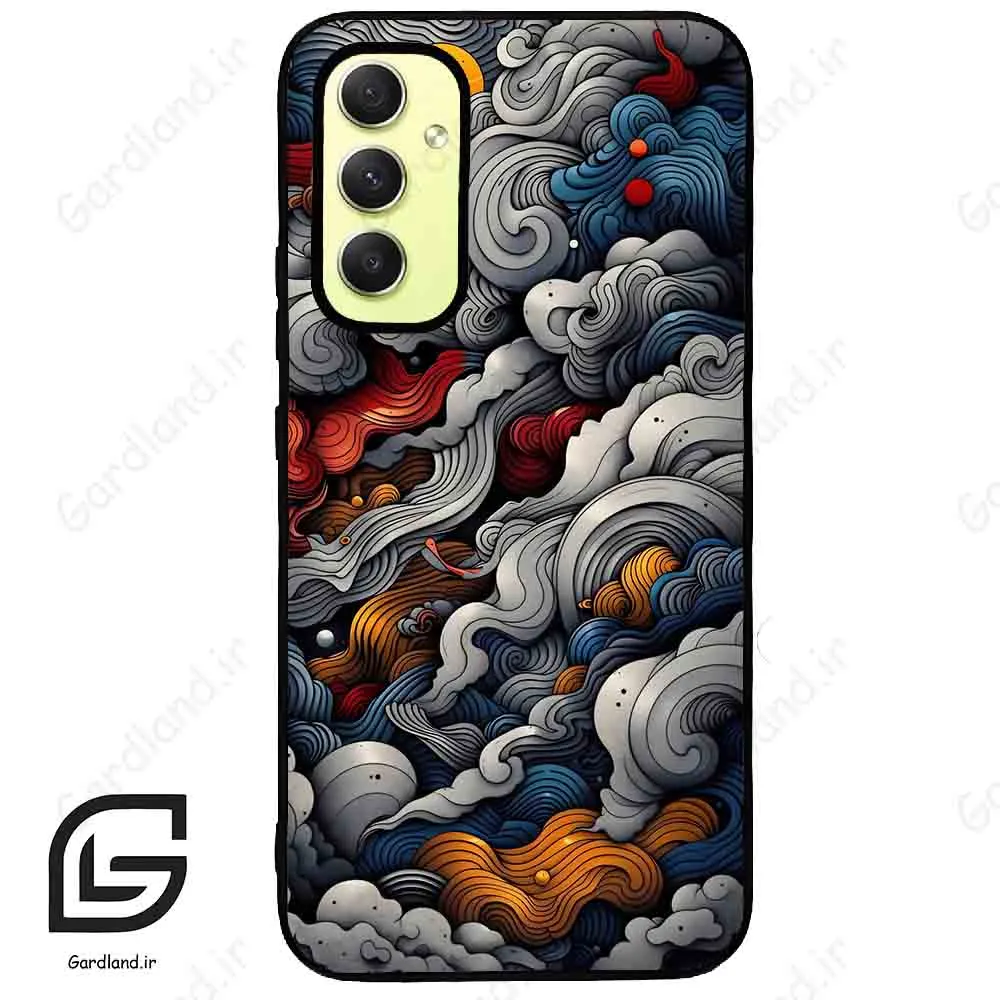 قاب گوشی سامسونگ ای 34 (Galaxy A34 ) طرح ابرنگی کد 2448