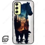 قاب گوشی سامسونگ ای 34 (Galaxy A34 ) طرح خرس کد 2449