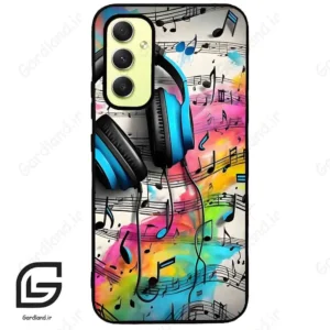 قاب گوشی سامسونگ ای 34 (Galaxy A34 ) طرح موسیقی کد 2482