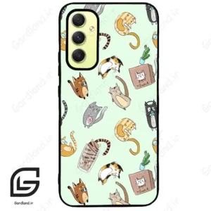 قاب گوشی سامسونگ ای 34 (Galaxy A34 ) طرح گربه کد 2622