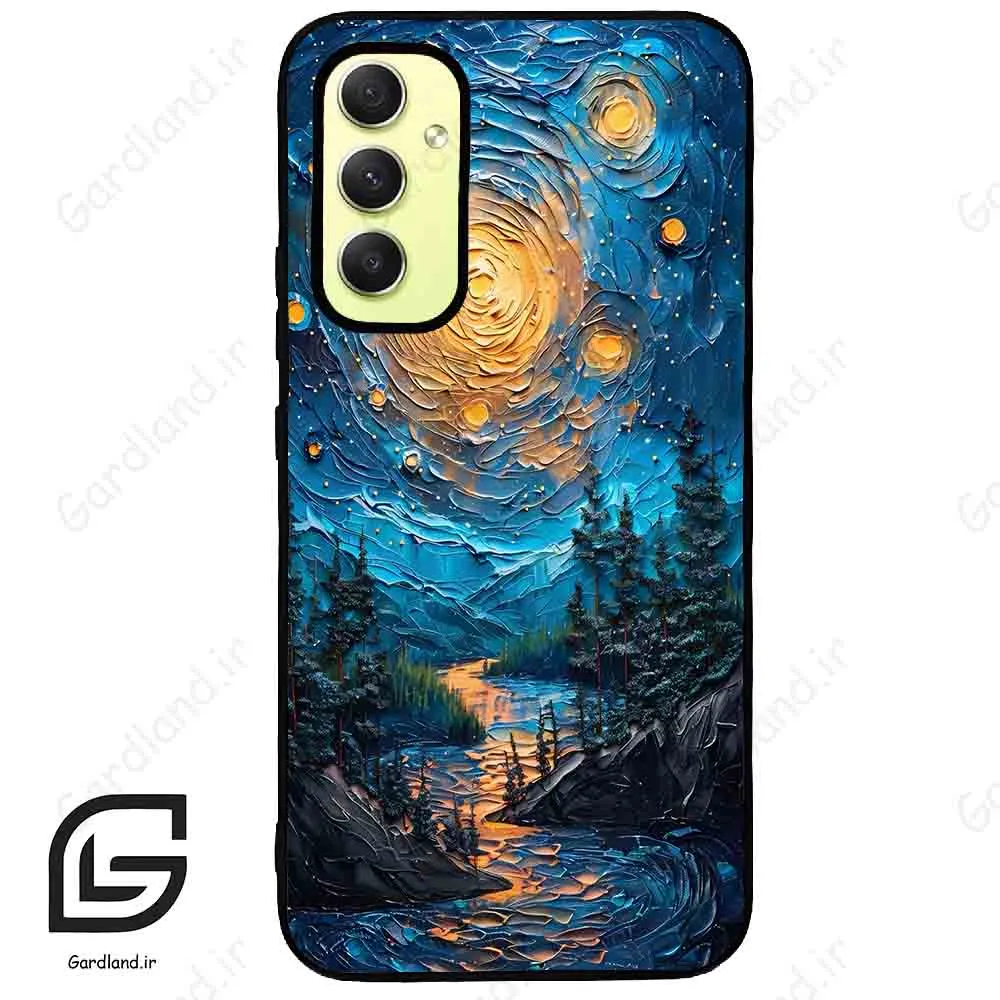 قاب گوشی سامسونگ ای 34 (Galaxy A34 ) طرح ابرنگ کد 2792