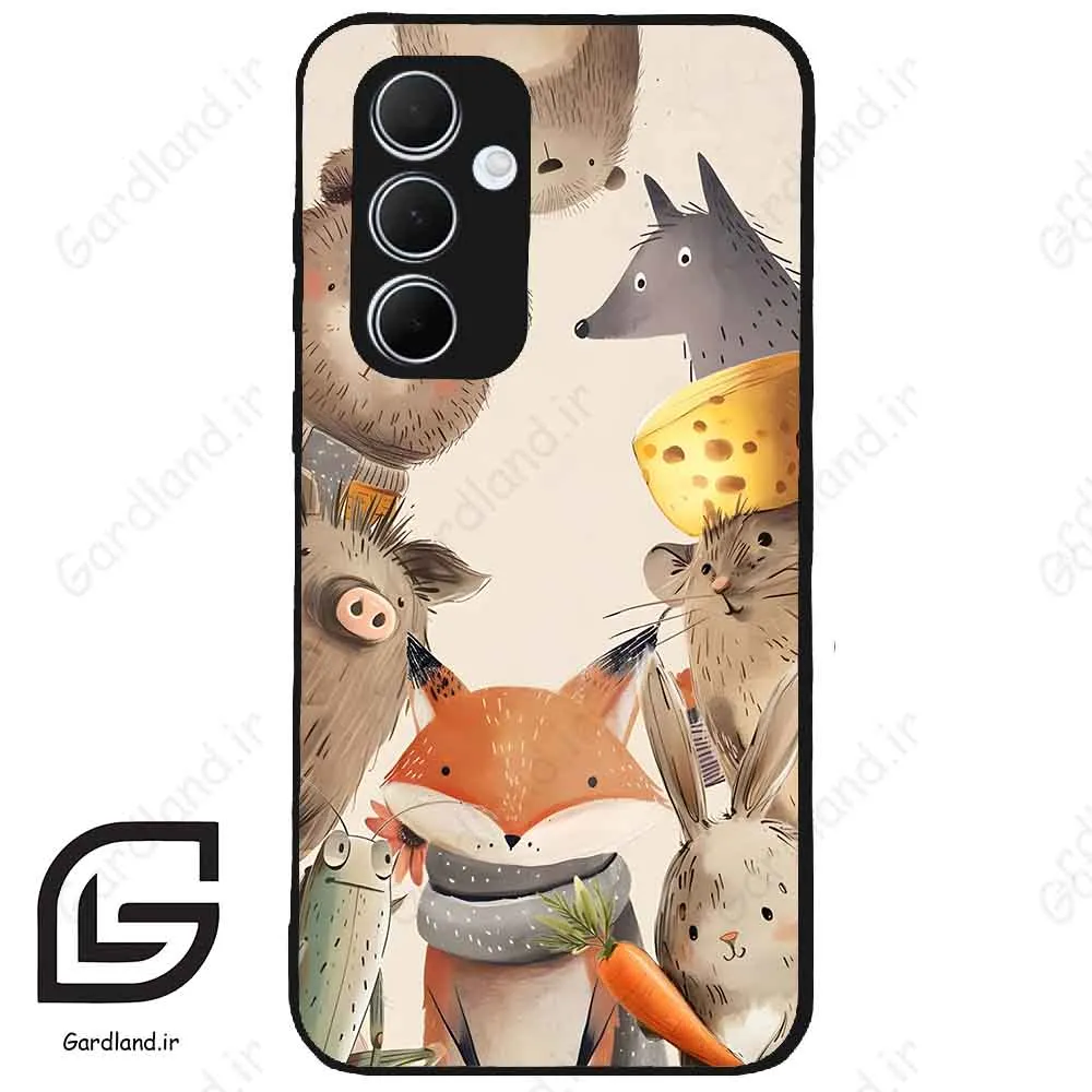 قاب گوشی سامسونگ ای 35 (Galaxy A35 ) طرح حیوانات کد 2338