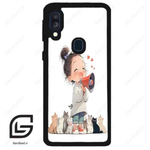 قاب گوشی سامسونگ ای 40 (Galaxy A40 ) طرح دخترانه کد 2027