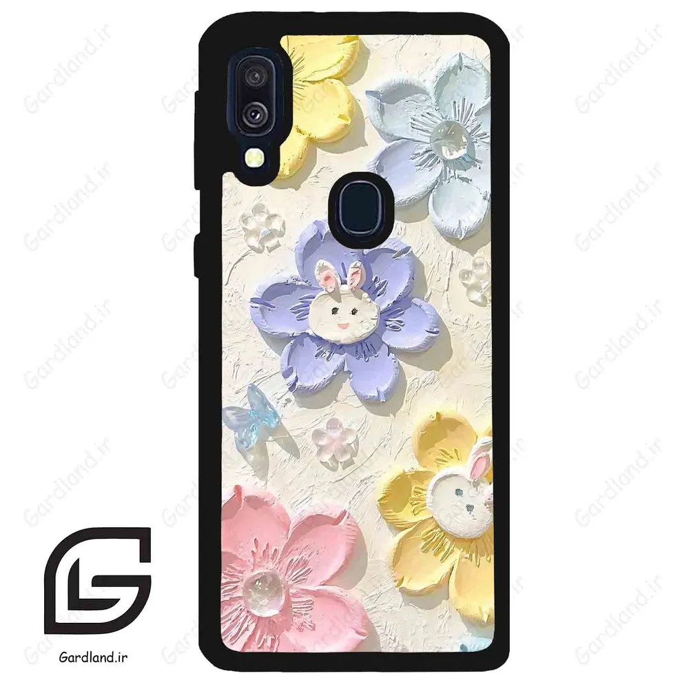 قاب گوشی سامسونگ ای 40 (Galaxy A40 ) طرح گل کد 2046