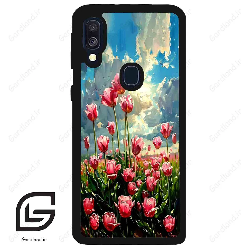 قاب گوشی سامسونگ ای 40 (Galaxy A40 ) طرح گل کد 2055