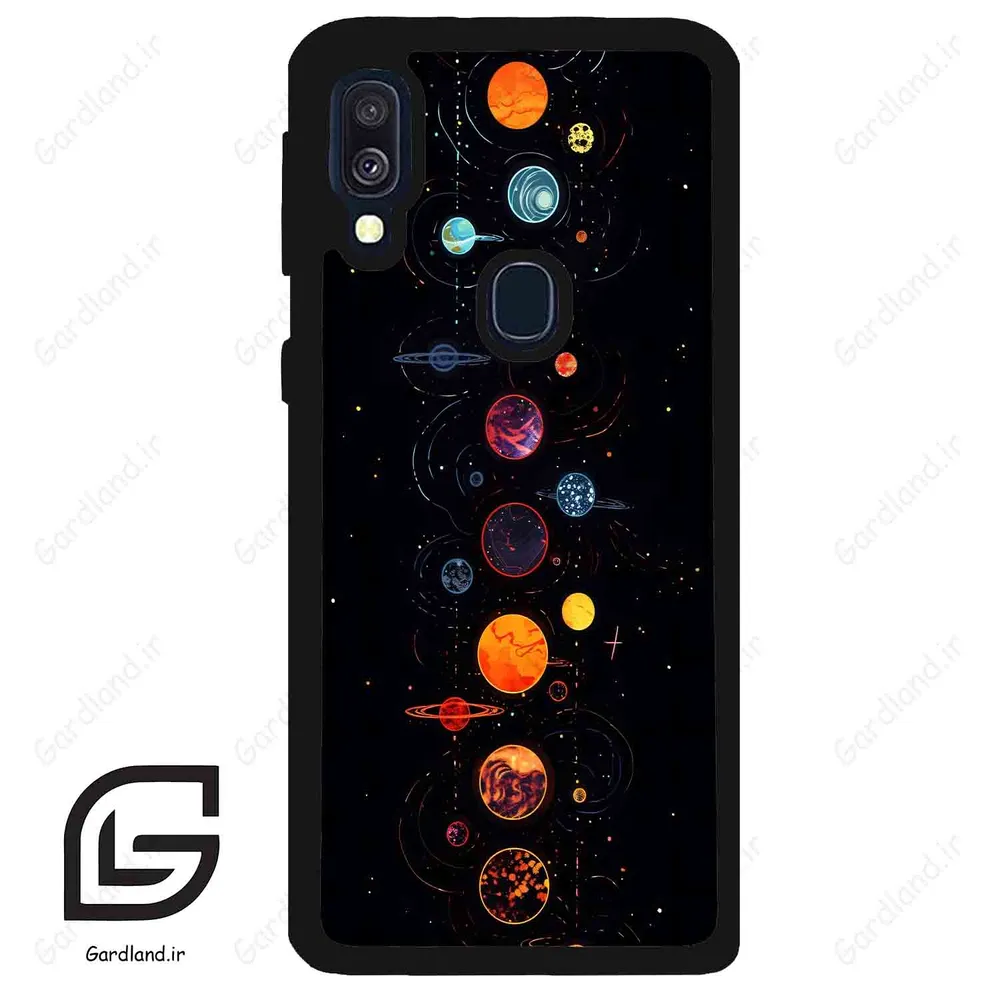 قاب گوشی سامسونگ ای 40 (Galaxy A40 ) طرح کهکشان کد 2062