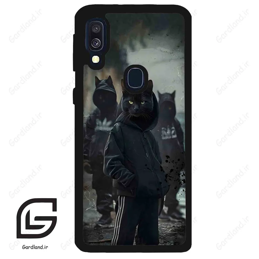 قاب گوشی سامسونگ ای 40 (Galaxy A40 ) طرح گربه کد 2091