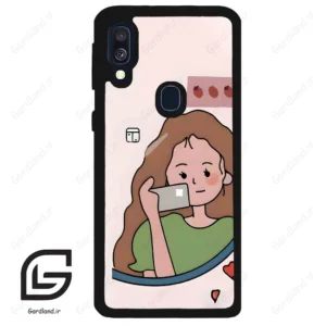 قاب گوشی سامسونگ ای 40 (Galaxy A40 ) طرح دخترانه کد 2141