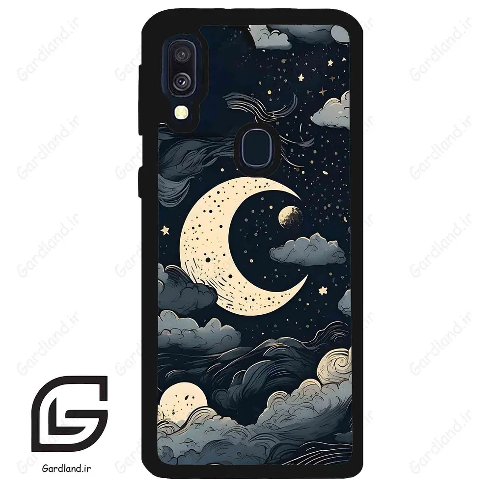 قاب گوشی سامسونگ ای 40 (Galaxy A40 ) طرح ماه کد 2173