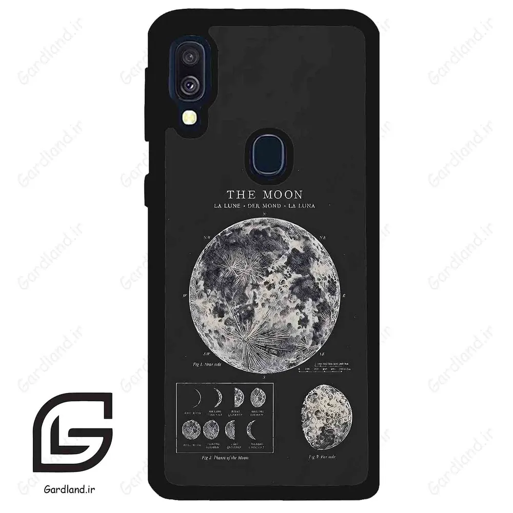 قاب گوشی سامسونگ ای 40 (Galaxy A40 ) طرح ماه کد 2175