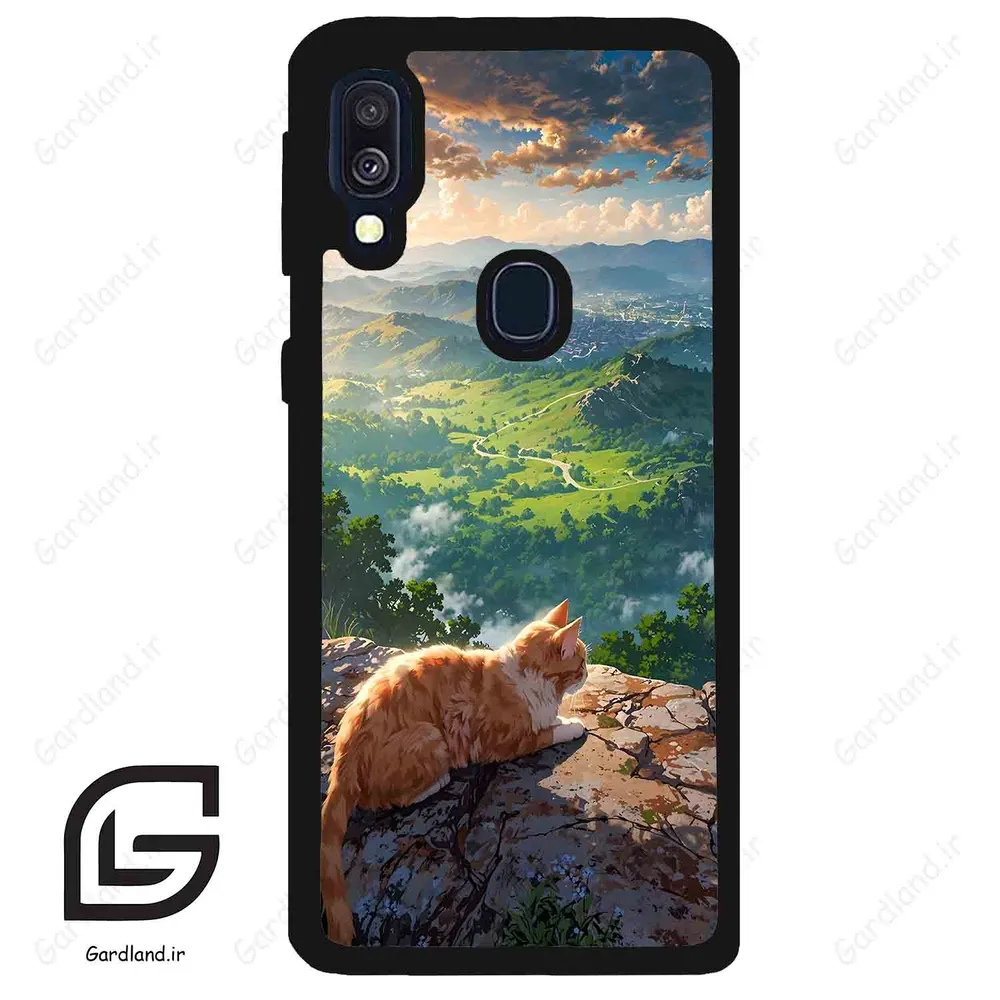 قاب گوشی سامسونگ ای 40 (Galaxy A40 ) طرح گربه کد 2203