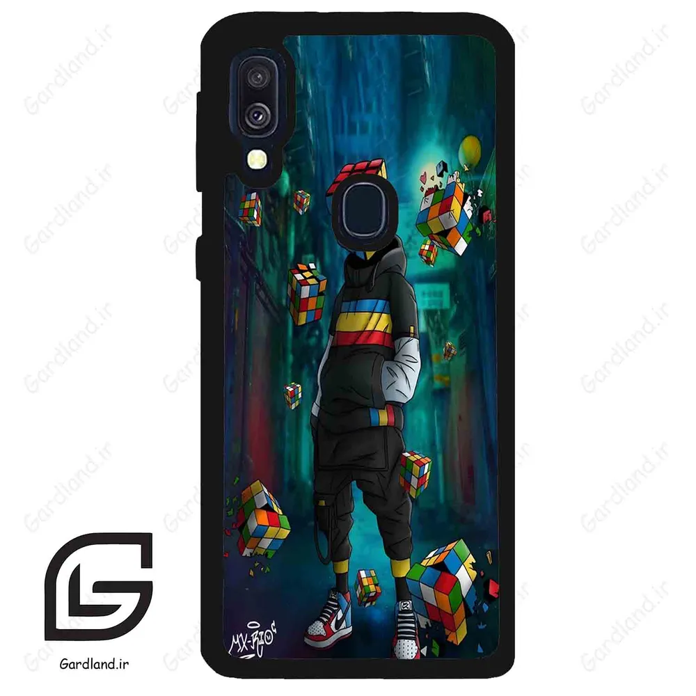 قاب گوشی سامسونگ ای 40 (Galaxy A40 ) طرح مکعب کد 2229
